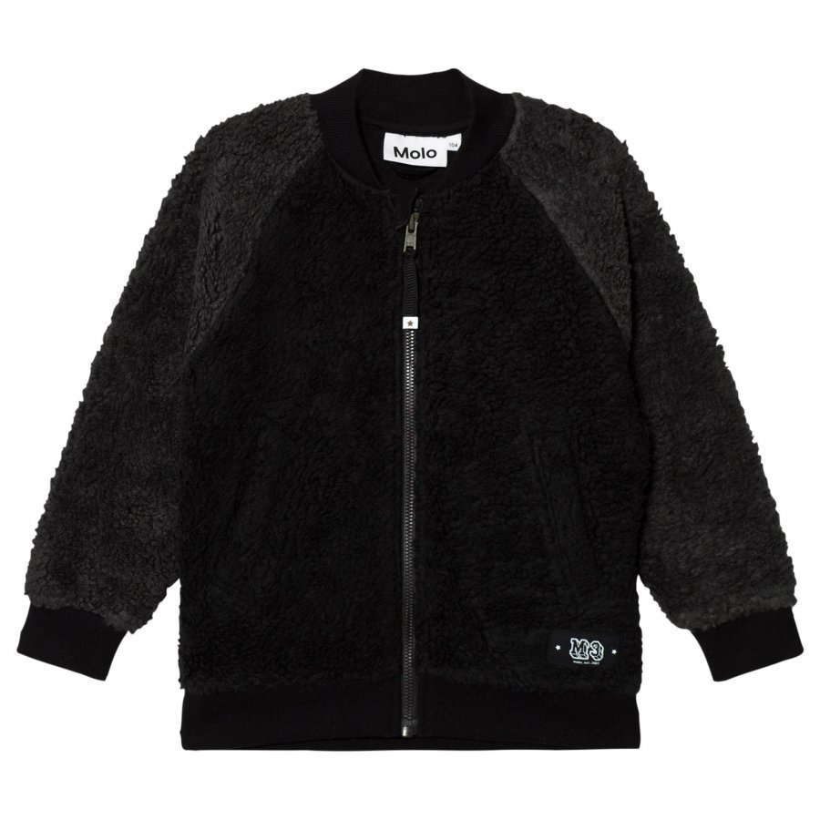 Molo Hooley Fleece Jacket Black Fleece Takki