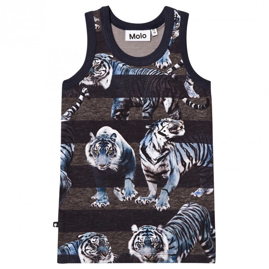 Molo Jim Tank Top Blue Tigers Liivi