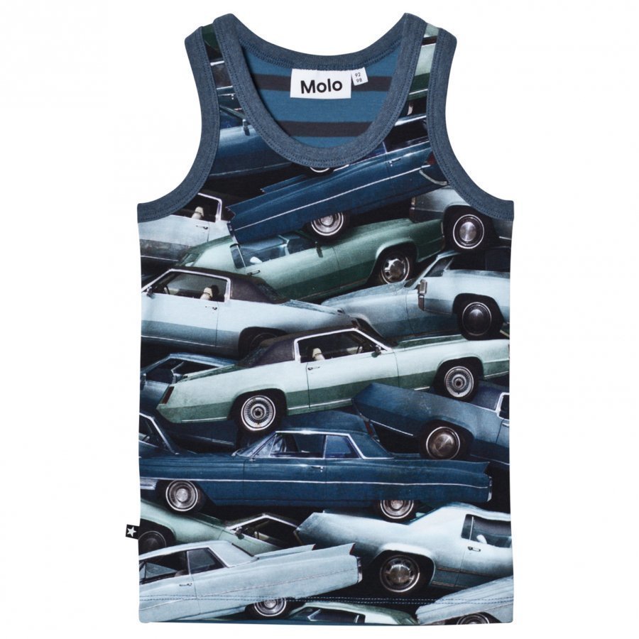 Molo Jim Tank Top Stacked Cars Liivi