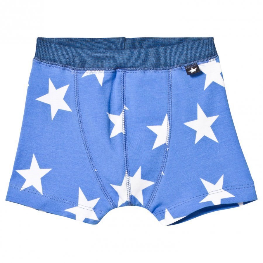 Molo Jon Boxer Briefs White Star Print Bokserit