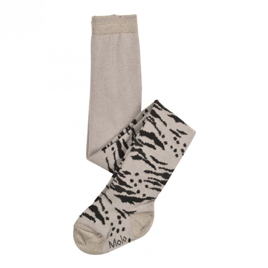 Molo Leo Tiger Tights Opal Grey Sukkahousut