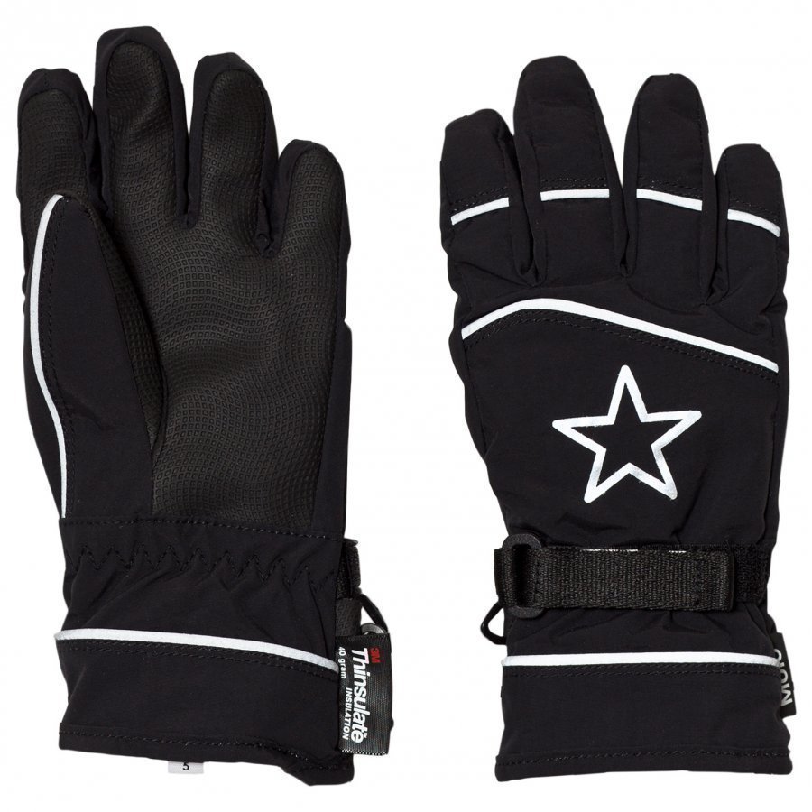 Molo Mack Active Gloves Black Villahanskat