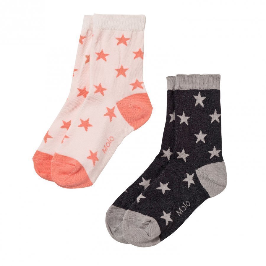 Molo Nesi 2-Pack Socks Rosewater Sukat