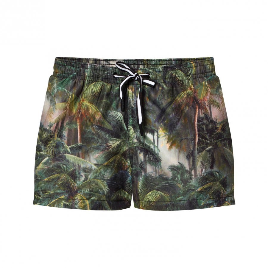 Molo Niko Swimming Shorts Camo Palms Uimashortsit