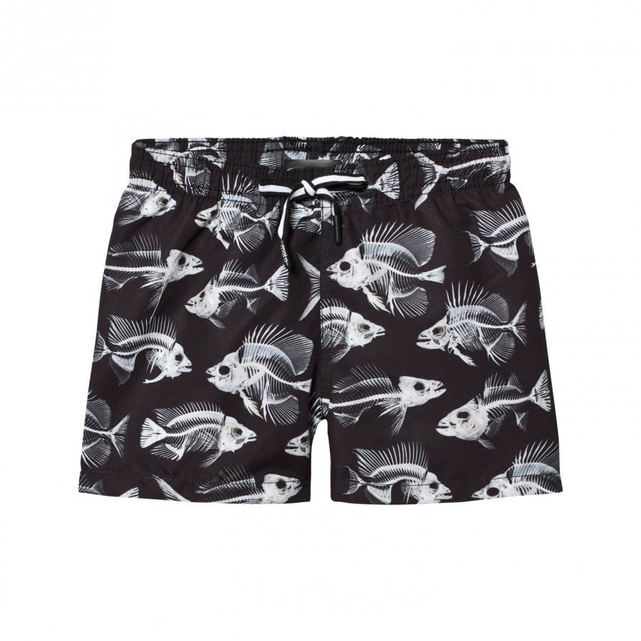 Molo Niko Swimming Shorts Fish Skeleton Uimashortsit