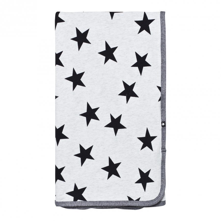 Molo Niles Blanket Black Star Print Huopa