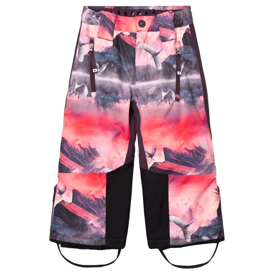 Molo Pink Mountains Jump Pro Ski Trousers Toppahousut