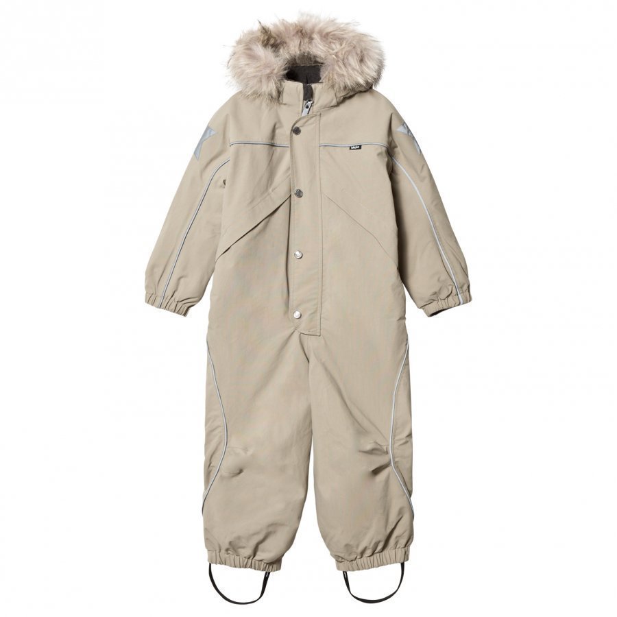 Molo Polaris Faux Fur Snowsuit Aluminium Toppahaalari