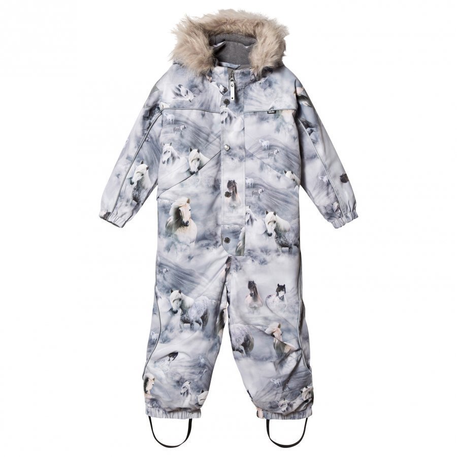 Molo Polaris Faux Fur Snowsuit Pony Toppahaalari