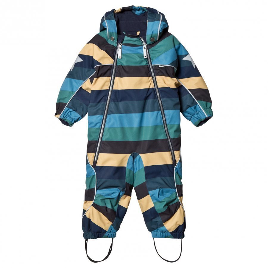 Molo Pyxis Baby Snowsuit Ocean Stripe Toppahaalari