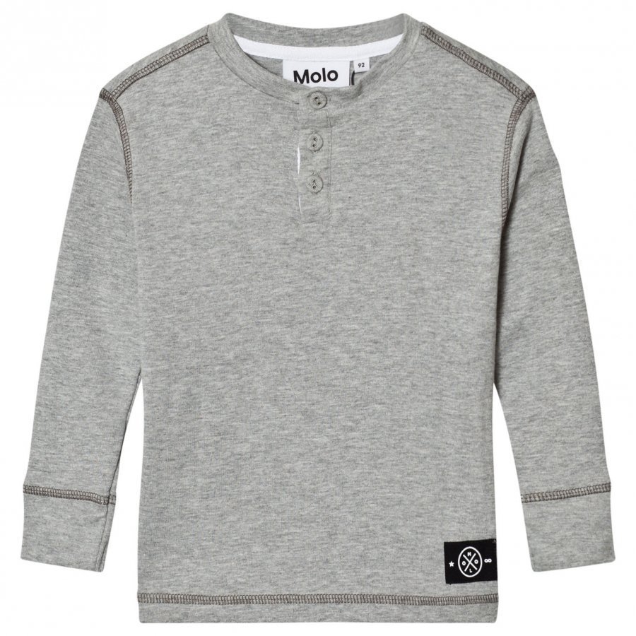 Molo Radley Shirt Grey Melange Pitkähihainen T-Paita