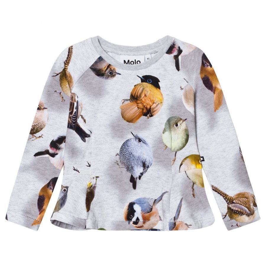 Molo Raelicka Long Sleeve T-Shirt Bouncing Birds Pitkähihainen T-Paita