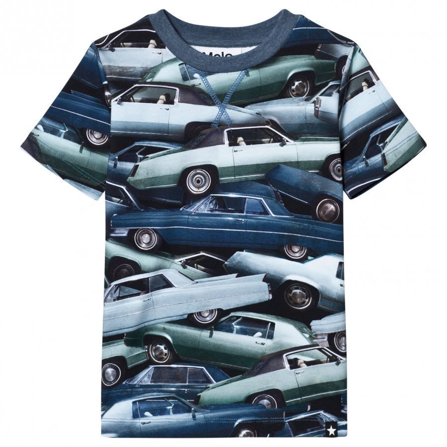 Molo Ralphie T-Shirt Stacked Cars T-Paita