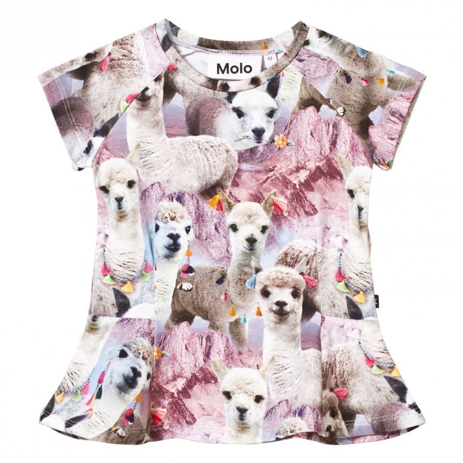 Molo Robbin T-Shirt Lovely Llama T-Paita