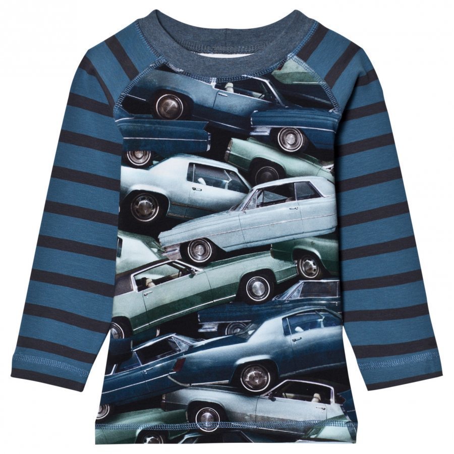 Molo Ryan T-Shirt Stacked Cars Pitkähihainen T-Paita