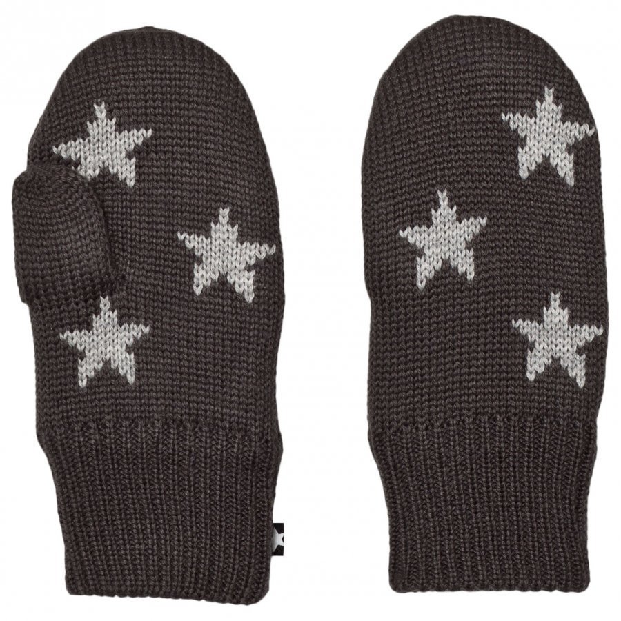 Molo Snowfall Mittens Pirate Black Rukkaset