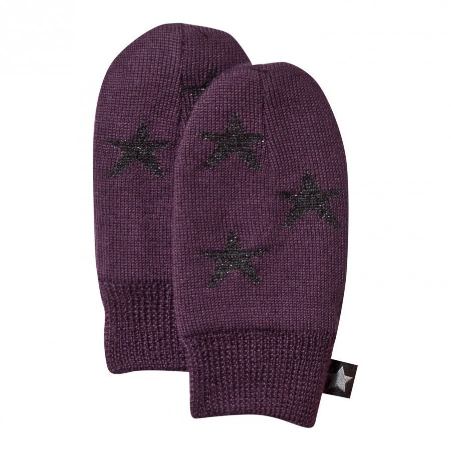 Molo Snowflake Mittens Plum Perfect Villalapaset