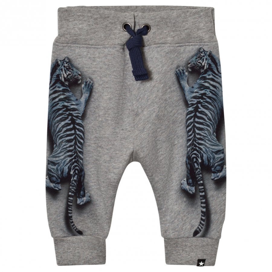 Molo Solomi Soft Pants Blue Tigers Verryttelyhousut