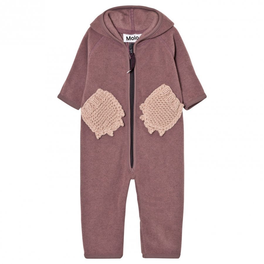 Molo Udo Fleece Onesie Purple Mist Fleece Haalarit