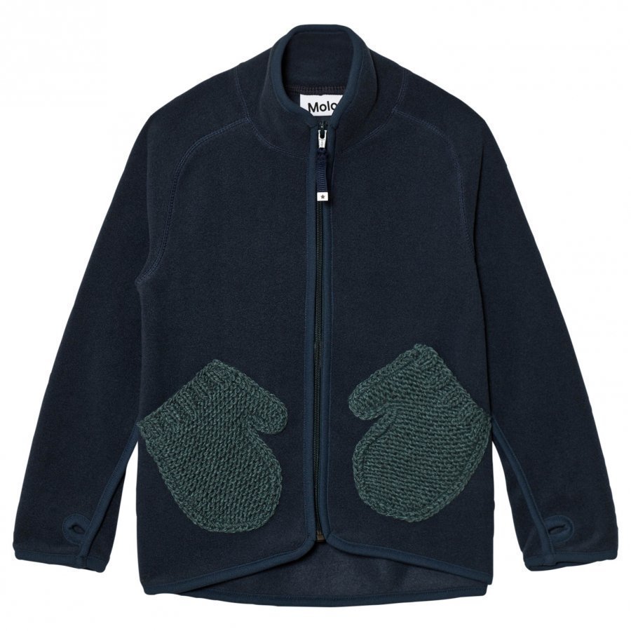 Molo Ushi Fleece Jacket Midnight Navy Fleece Takki