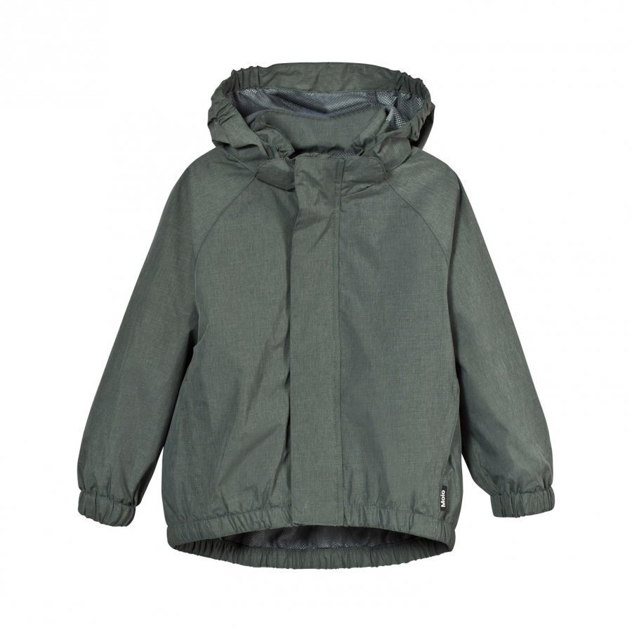 Molo Waiton Rain Jacket Metal Green Melange Sadetakki