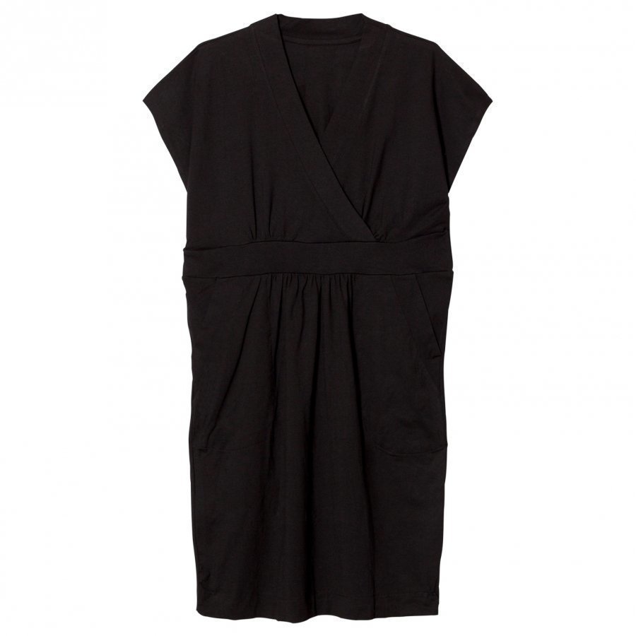 Mom2mom Slim Dress Black Imetysmekko