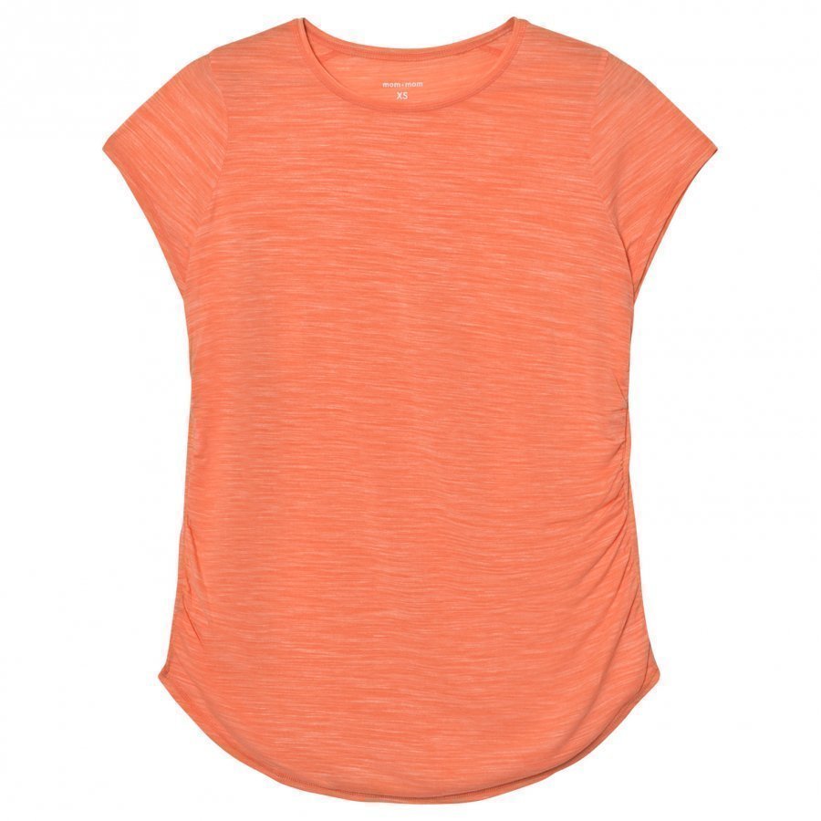 Mom2mom Sports Tee Peach Urheiluyläosa Äidille