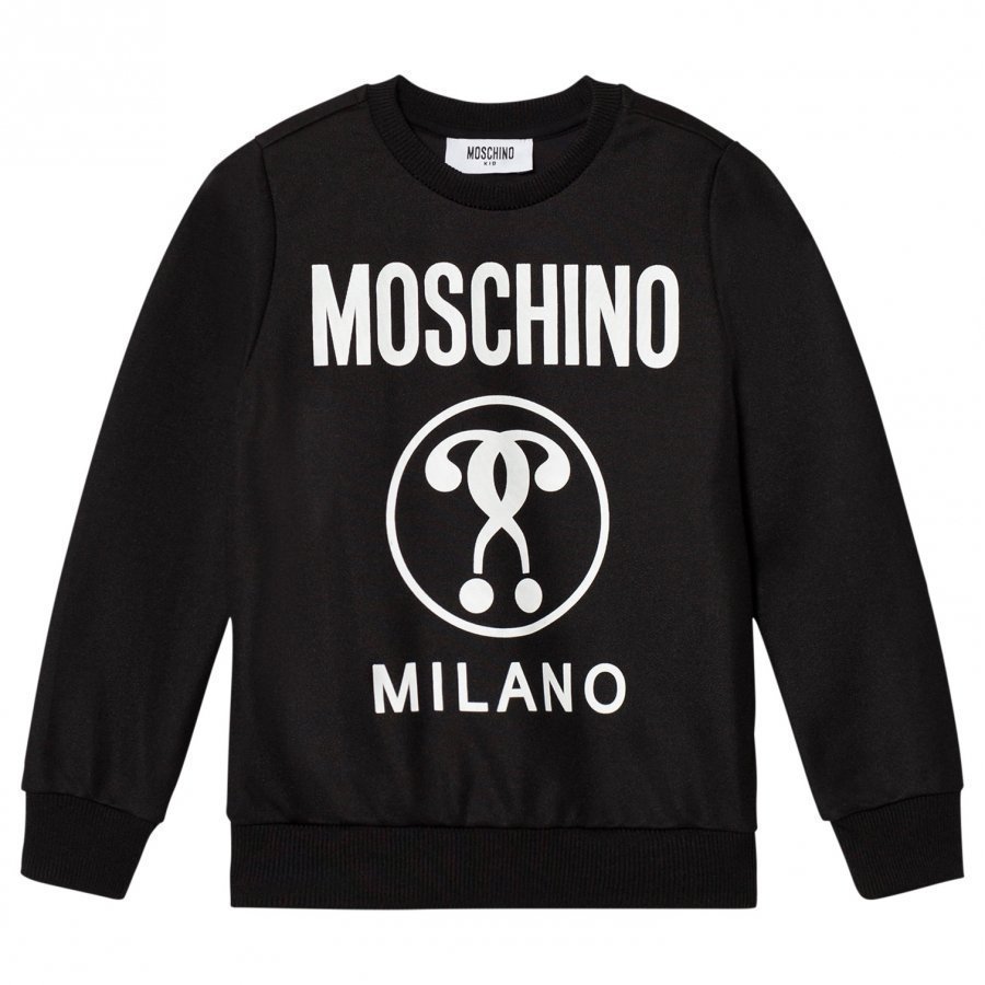 Moschino Kid-Teen Black Glow In The Dark Sweatshirt Oloasun Paita