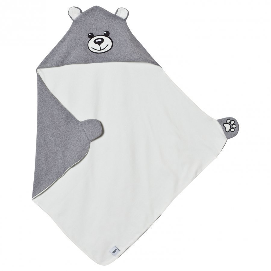 Moschino Kid-Teen Grey Bear Branded Blanket Huopa