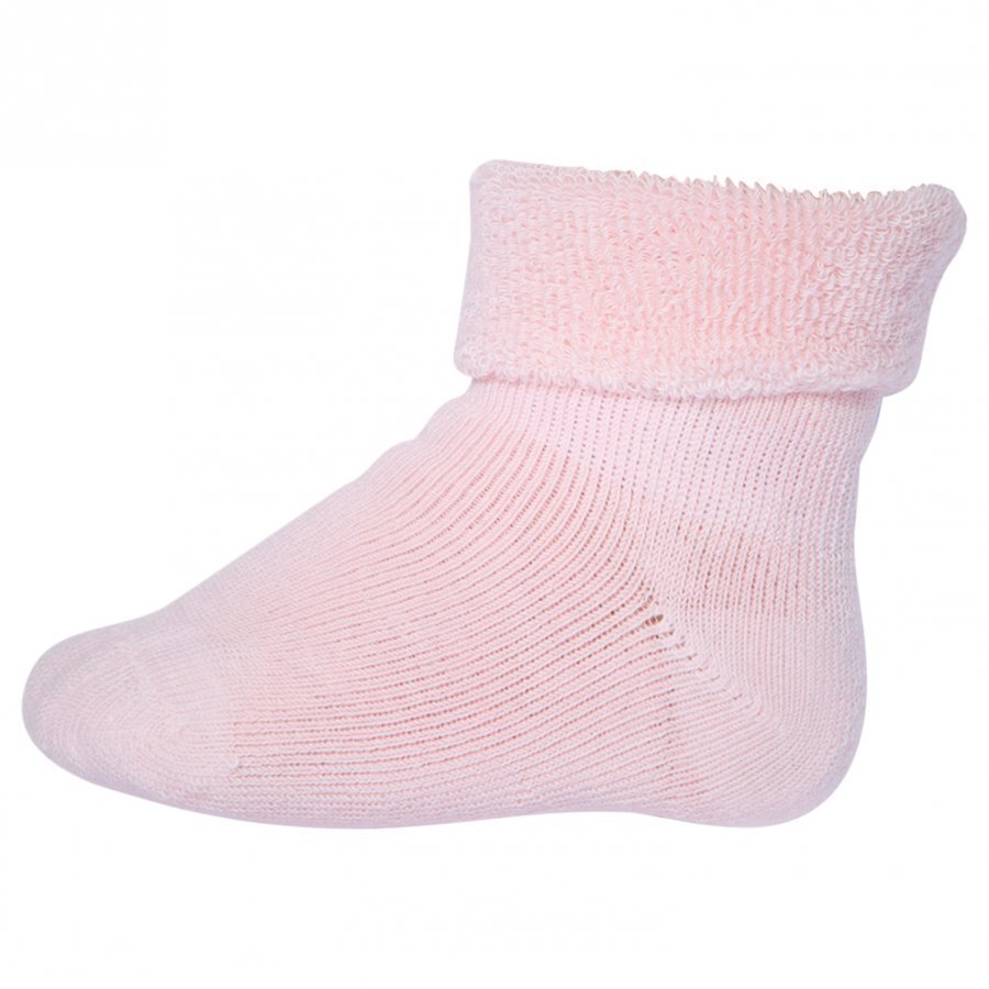 Mp Terry Bamboo Baby Socks Light Pink Sukat