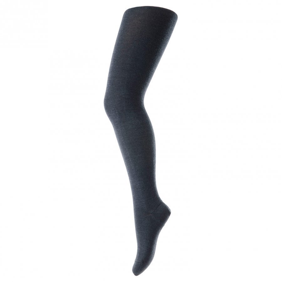 Mp Wool/Cotton Tights Blue Sukkahousut