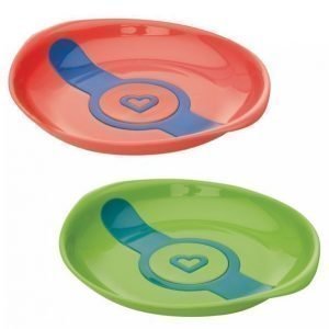 Munchkin Hot Stripe Ruokalautaset 2-Pakkaus