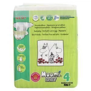 Muumi Baby Maxi 4 7-14 Kg Teippivaippa 46 Kpl