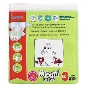 Muumi Baby Midi 3 5-8 Kg Teippivaippa 50 Kpl