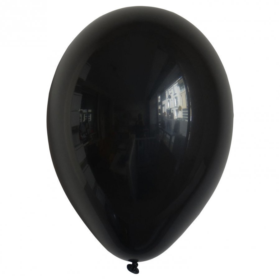 My Little Day 10 Balloons Black Juhlatarvike