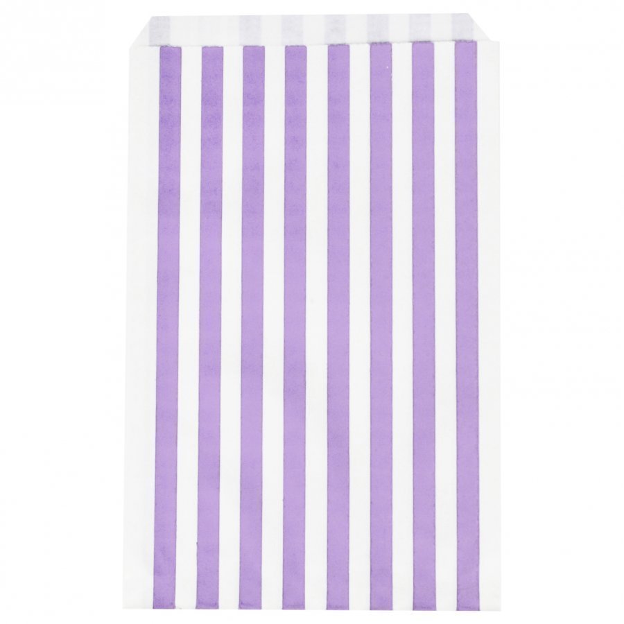 My Little Day 10 Paper Bags Lilac Stripes Juhlatarvike