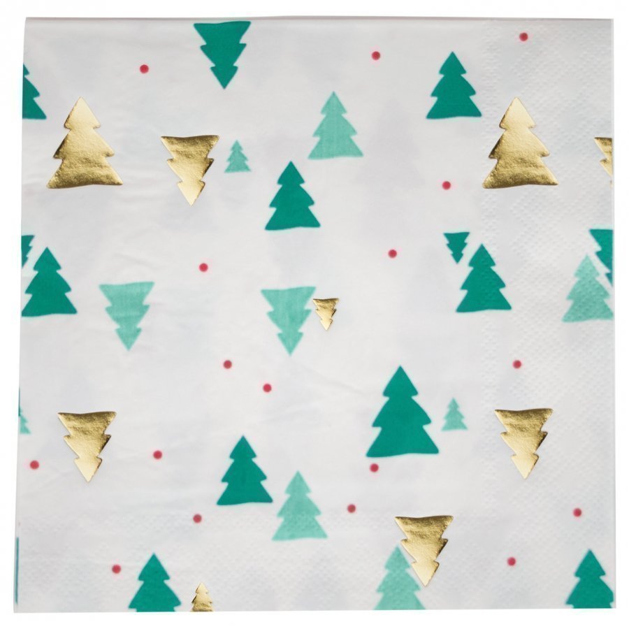 My Little Day 16 Paper Napkins Christmas Trees Juhlatarvike