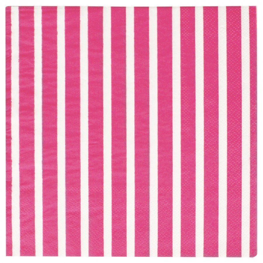 My Little Day 20 Paper Napkins Bright Pink Stripes Juhlatarvike