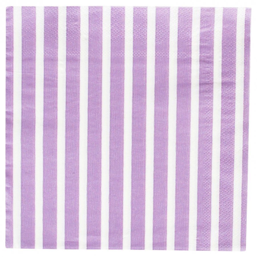 My Little Day 20 Paper Napkins Lilac Stripes Juhlatarvike