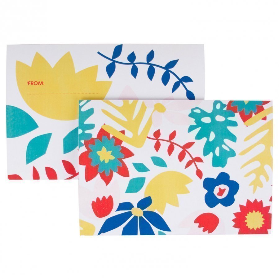 My Little Day 8 Invitations Tropical Flowers Juhlatarvike