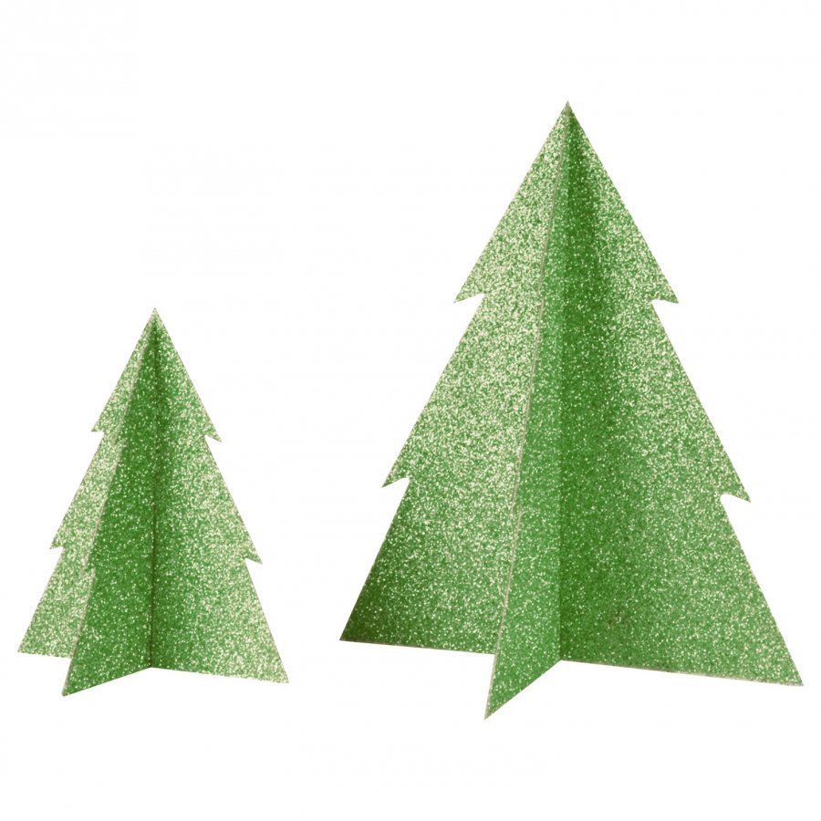 My Little Day Glitter Christmas Tree Green Large Juhlatarvike