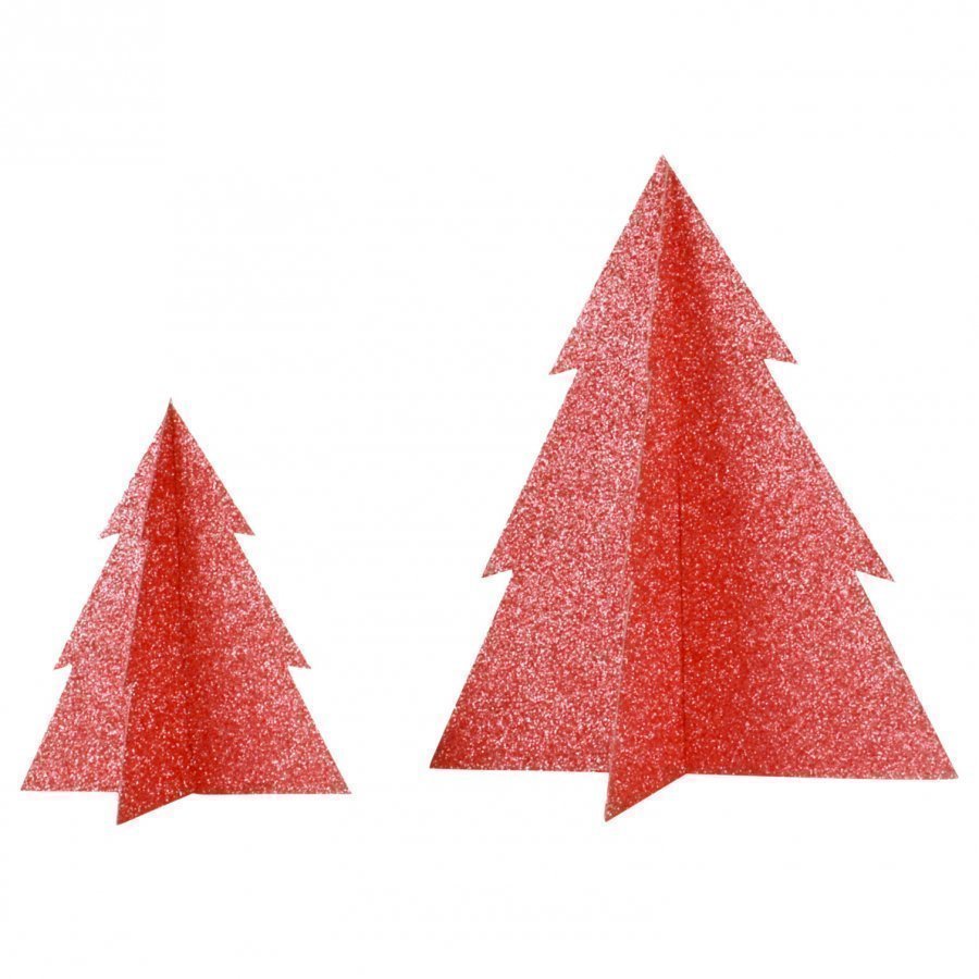 My Little Day Glitter Christmas Tree Red Large Juhlatarvike