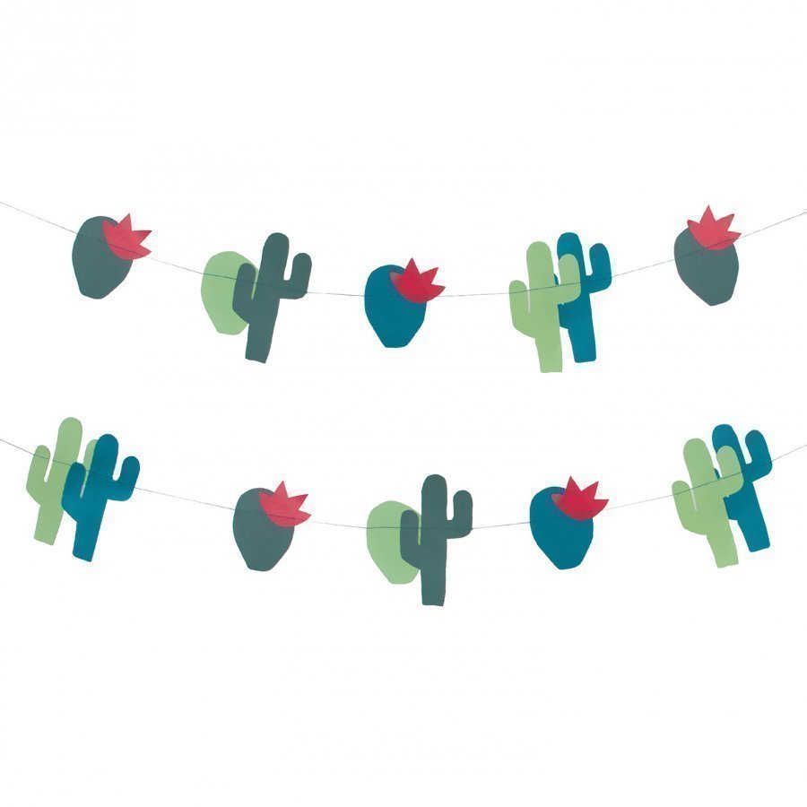 My Little Day Theme Paper Garland Cactus Juhlatarvike