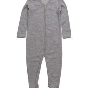 Müsli by Green Cotton Woolly Bodysuit W Feet