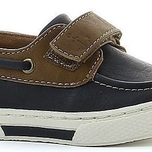 NEW8TEEN Seglarskor Navy/Brown