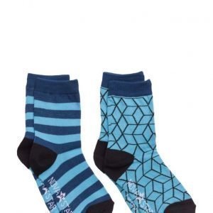 NOVA STAR Blue Cube Socks