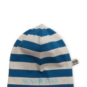 NOVA STAR Striped Beanie Sea Blue