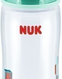 NUK First Choice Tuttipullo sekä tuttiosa 360 ml Koko 2