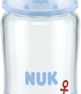 NUK Tuttipullo First Choice+ Antikoliikki Lasia 240 ml Sininen