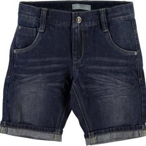 Name it Farkkushortsit Ross Kids Dark Blue Denim